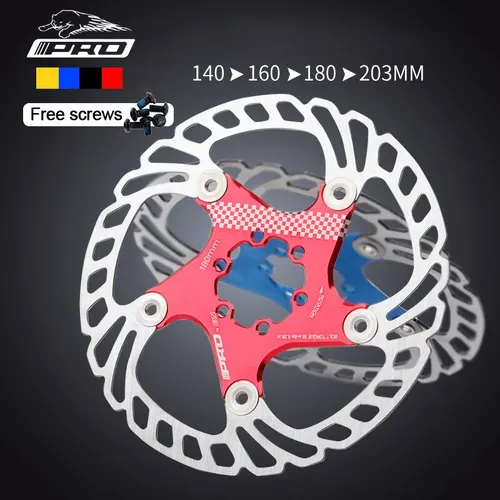 Imagen 1 del producto IIIPRO-Rotor de freno de disco flotante para bicicleta de montaña, piezas de bicicleta, 140mm, 160mm, 180mm, 203mm
