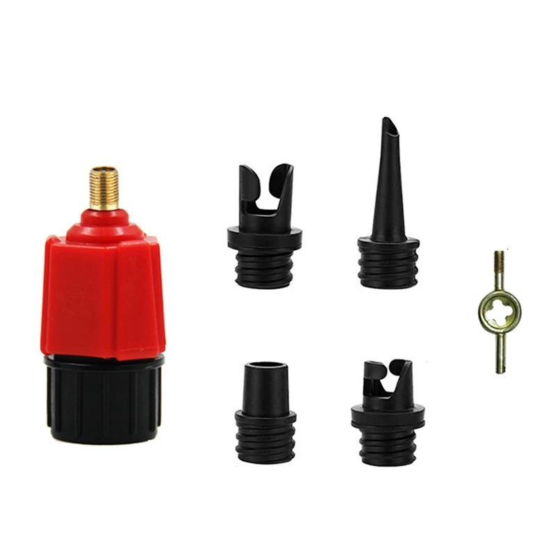 

Manner Sup Paddle Air Nozzle Air Valve Rubber Boat Canoe Changeover Car Pump Adapter Multi Connector