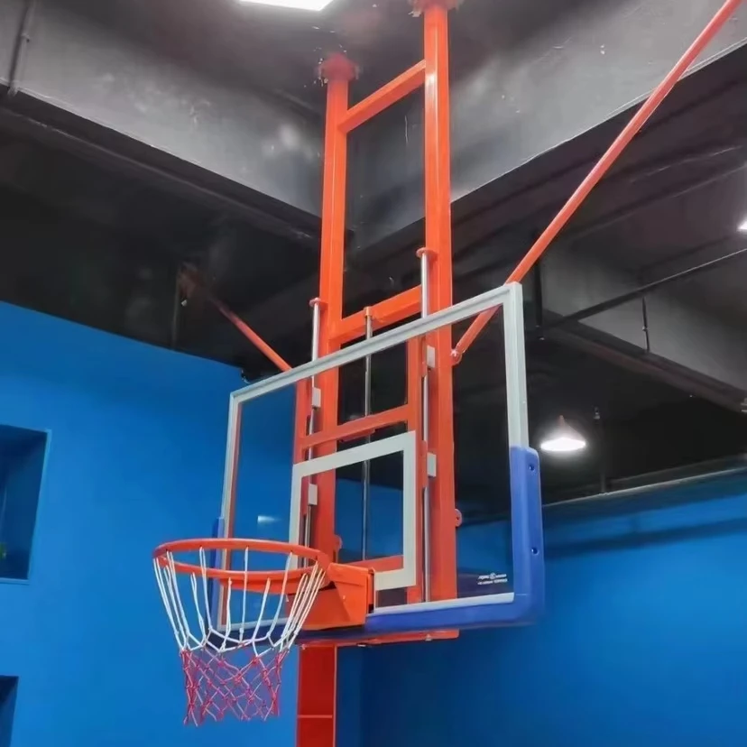 

Factory Customization Adjustable Portable Outdoor Basketball Hoop Stand with Padding for Court Equipmentpromote sales