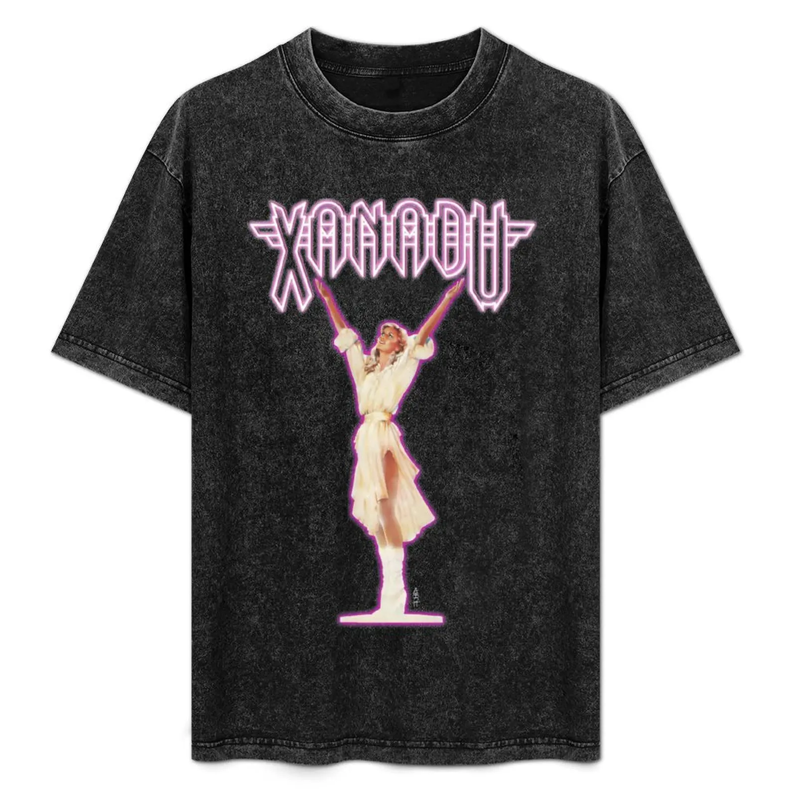 

XANADU Kira Olivia Newton-John - Purple Glow T-Shirt quick drying anime clothes t shirt men 100℅ cotton