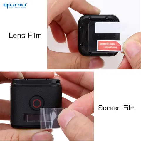QIUNIU Frame Mount Housing Case for GoPro Hero 5 4 Session Go Pro Session Cameras Lens Cap Cover Protective Housing Accessories