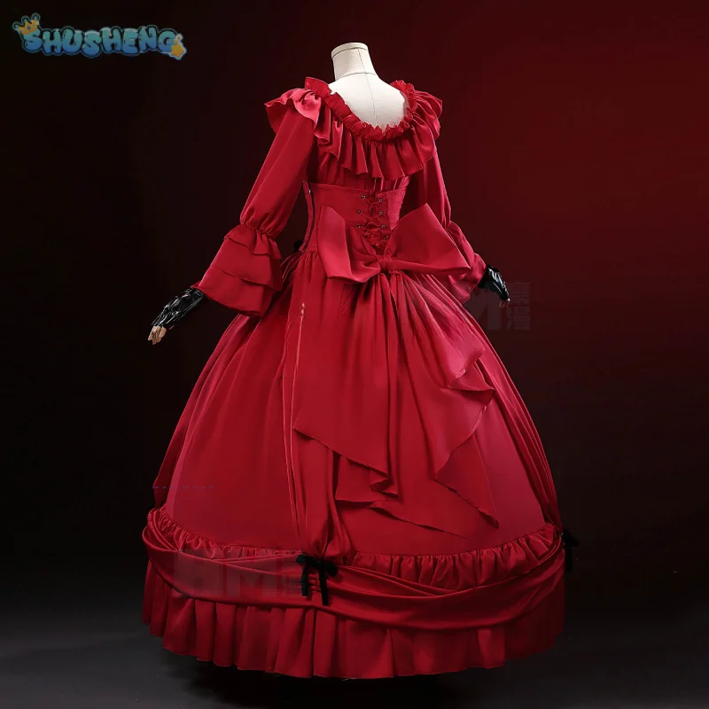 أنيمي قد أطلب شيء نهائي واحد القرمزي El Vandimion تأثيري حلي فتاة لوليتا فستان أحمر اكسسوارات هدية حفلة عيد الميلاد #6