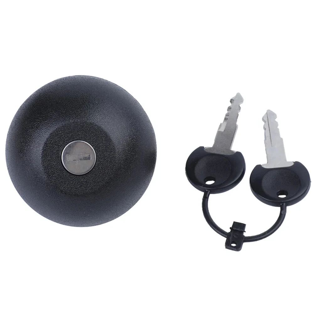 Sleek Black Fuel Tank Cap Designed for Renault Vehicles Including For Clio For Kangoo and For More With Two Keys