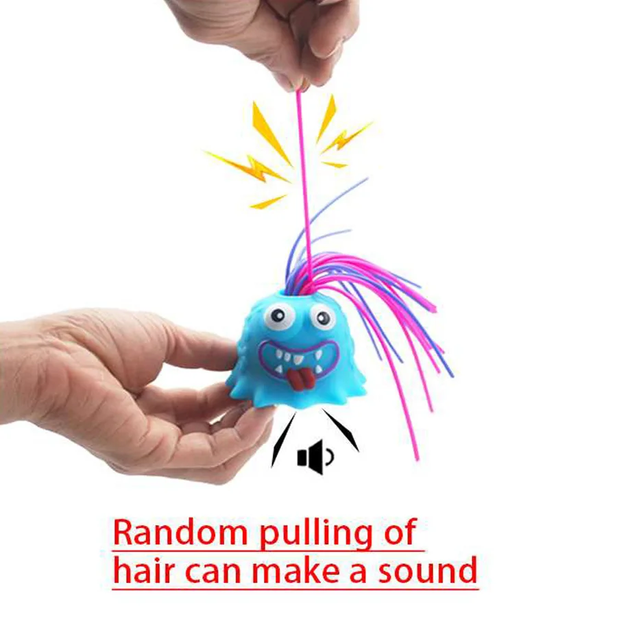 Internet celebrity toy pull hair will be called decompression monster freak decompression pull hair toy decompression artifact