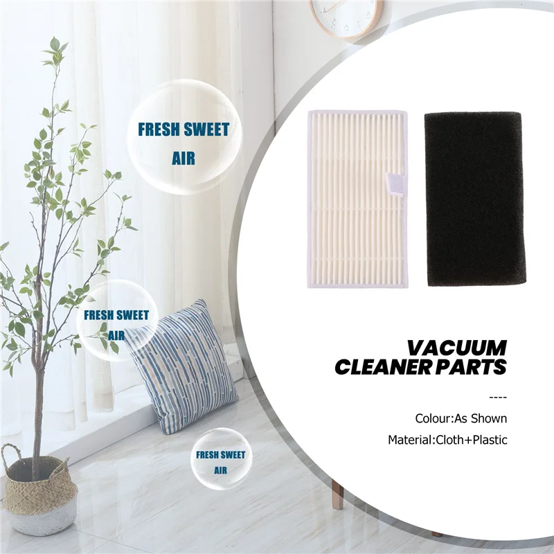 

AT28-For Ultenic D10 Main Side Brush Hepa Filter Mop Cloth Accessories Replacement Spare Parts