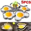 New Stainless Steel Fried Egg Mold Heart Pancake Maker Breakfast Baking Omelette Rings Cooking Tools Kitchen Accessories Gadget 1