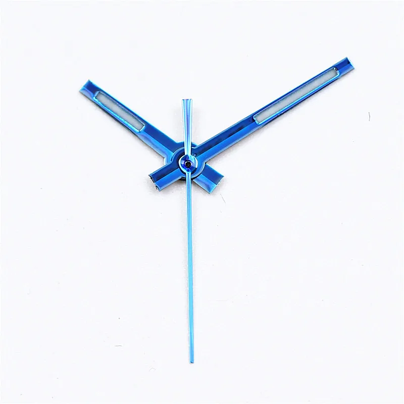 أيدي ساعة عالية الجودة لحركات NH34 NH35 وNH36 تتميز بأيدي مضيئة باللون الأخضر والأزرق الجليدي والفضي وإكسسوارات ساعات ذاتية الصنع