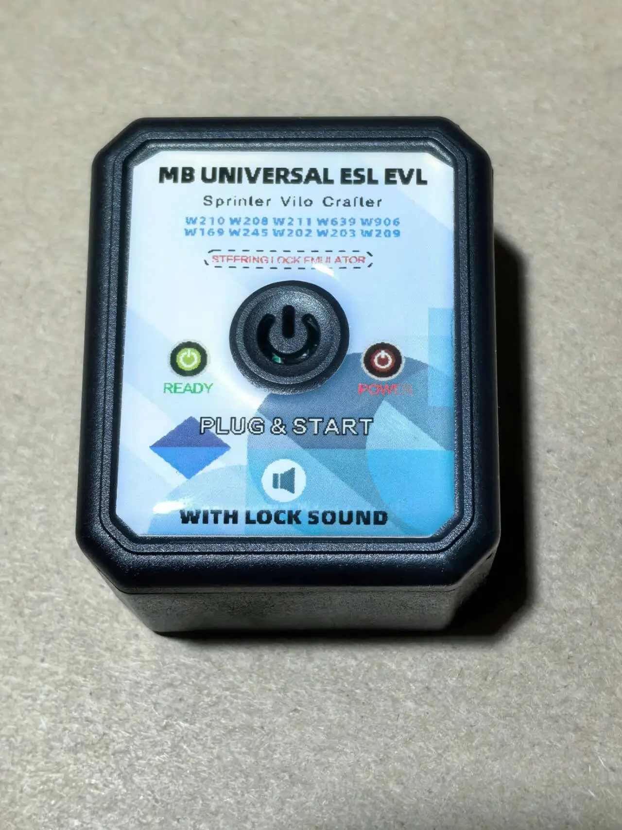 High Quality Esl Elv Steering Lock Emulator With Sound For Mercedes Benz W210 W208 W211 W639 W906 W169 W245 W202 W203 W209