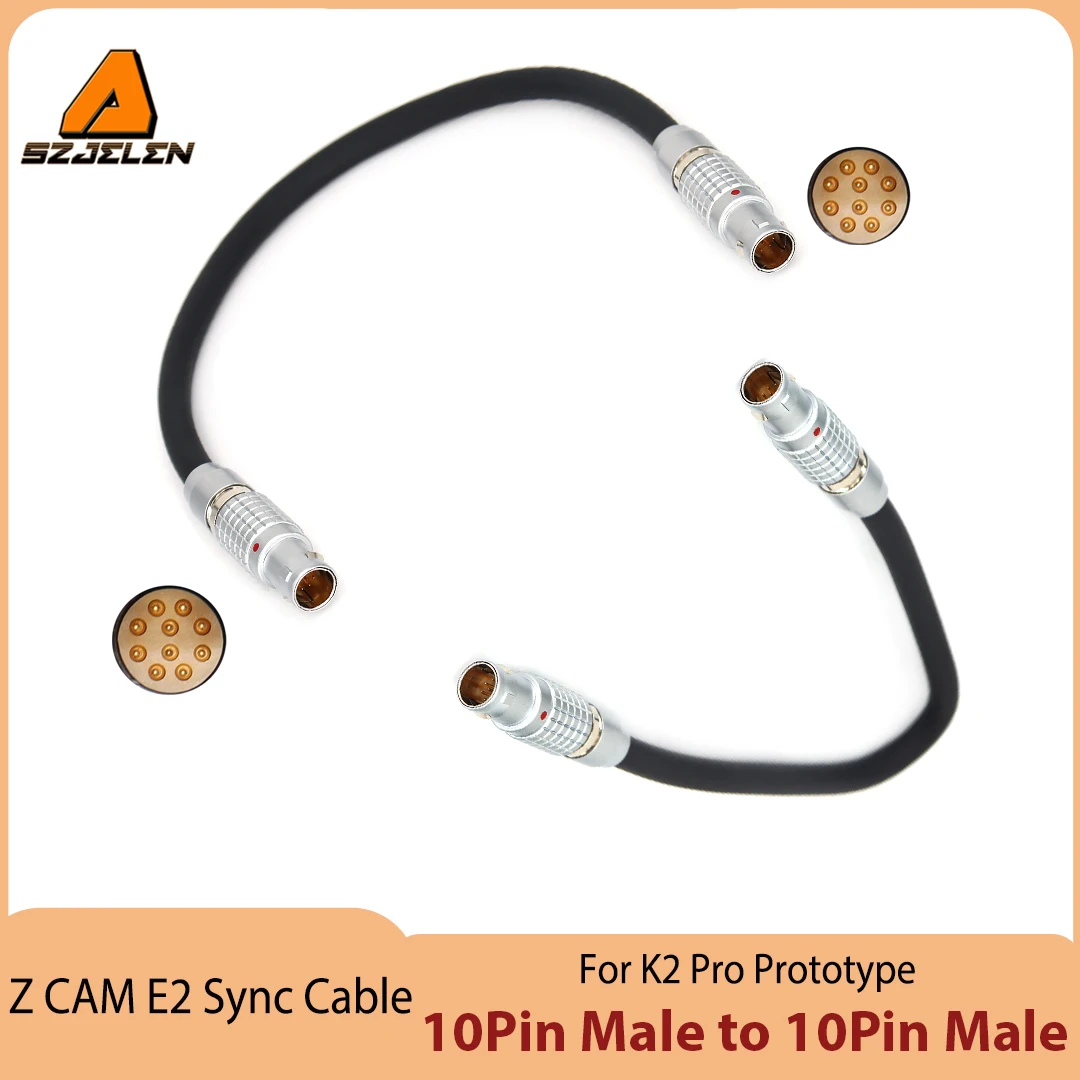 New Arriving Z CAM E2 Sync Cable For Dual Camera 10Pin Male to 10Pin Male Cord For K2 Pro Prototype