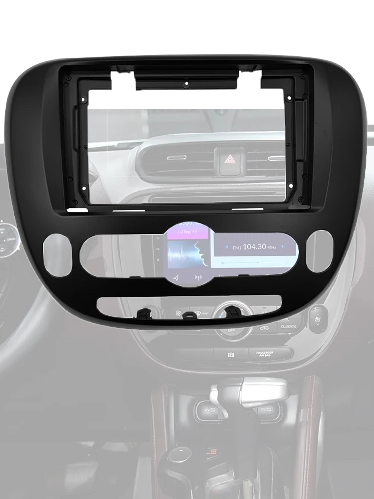

9 Inch Car Radio Fascias Android Stereo Player 2 Din Head Unit Panel Dash Frame For 2014 KIA SOUL