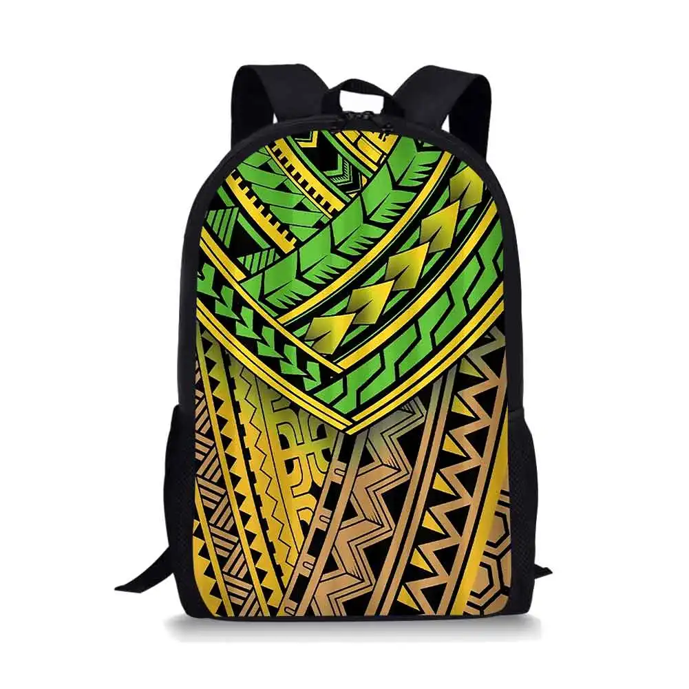 Mochila con patrón de estilo Tribal étnico, mochilas escolares para adolescentes, niños y niñas, bolsas de viaje al aire libre, mochila multifuncional africana