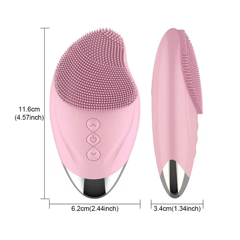Rechargeable/Battery Electric Silicone Facial Cleanser Massager Skincare Massage Tool Beauty Machine Vibration Cleaning Of Pores