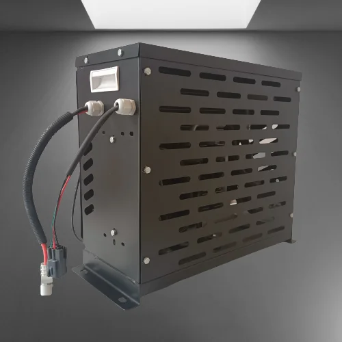 24V 12V Mini RV Parking Air Conditioning Unit with Compressor and Condenser Square Metal Shell Thermostat for All Cars