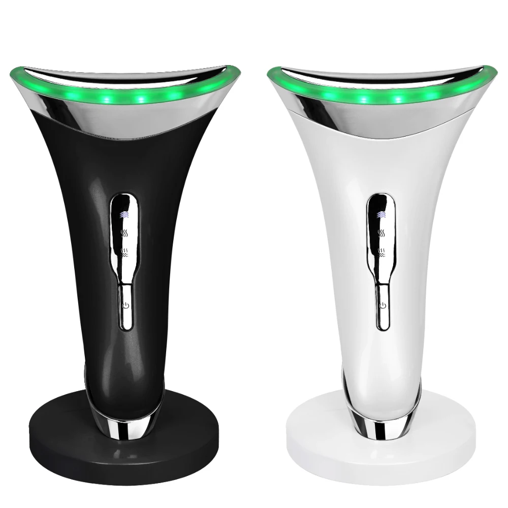 

Массажер для лица и шеи с вибрацией для домашнего использования, 3 режима, прибор для лифтинга кожи лица и шеи