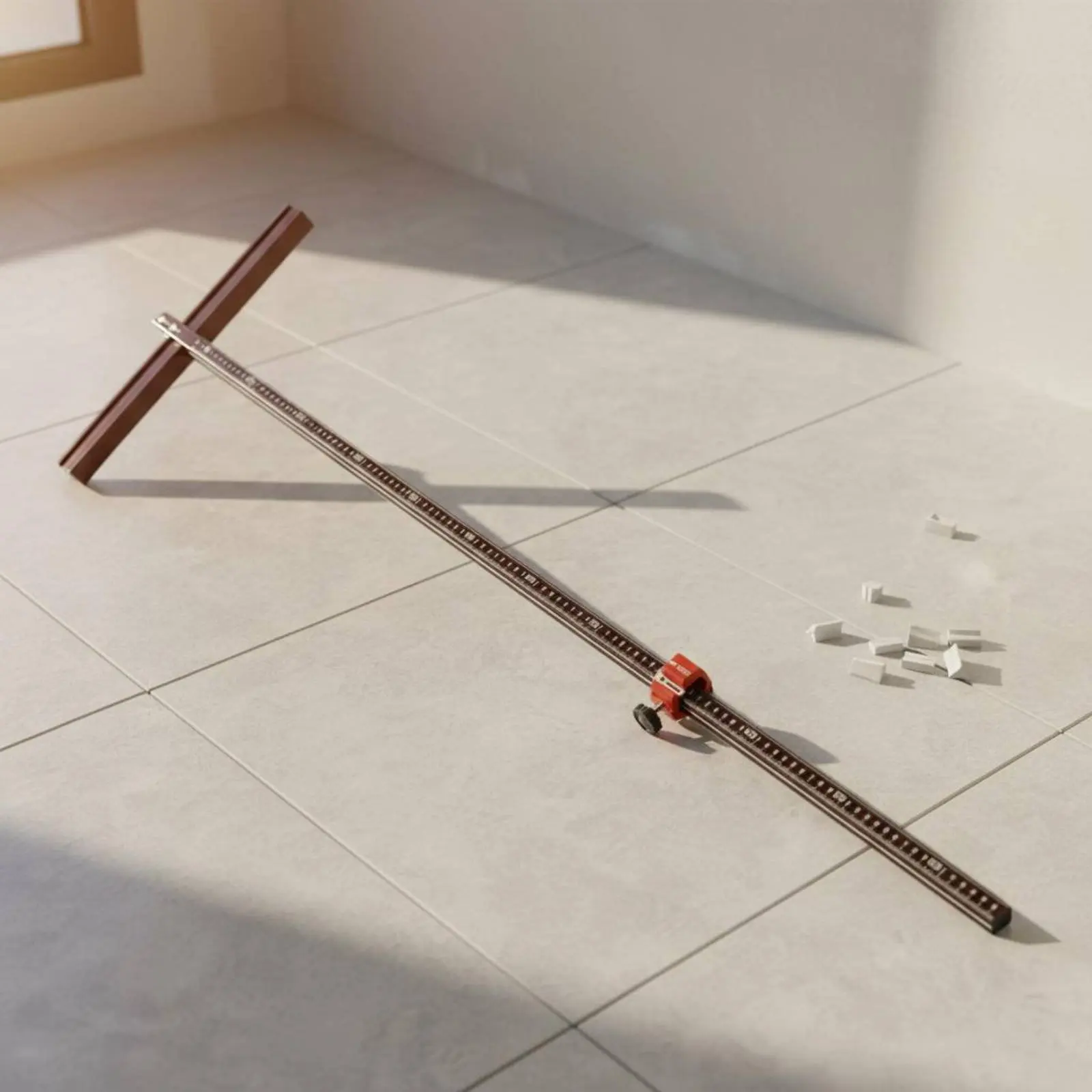 

2-in-1 Glass Tile Cutter Easy to Use T-Type Glass Cutter for Renovation, Construction