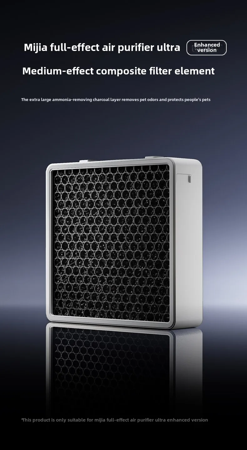 องค์ประกอบตัวกรองเครื่องฟอกอากาศดั้งเดิมของ Xiaomi Mijia ในครัวเรือนนอกเหนือจากฟอร์มาลดีไฮด์ กําจัดฝุ่น และการทําให้กลิ่น