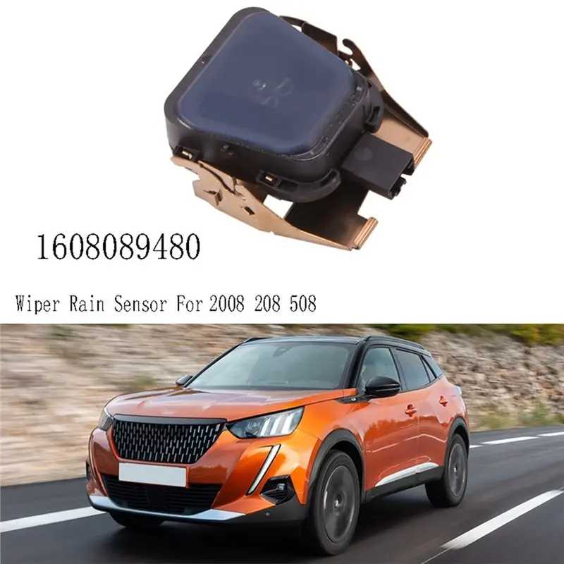 Wiper Windscreen Rain Sensor Unit Replacement Part For Citroen C4 DS4 For 2008 208 508 1608089480-T48C