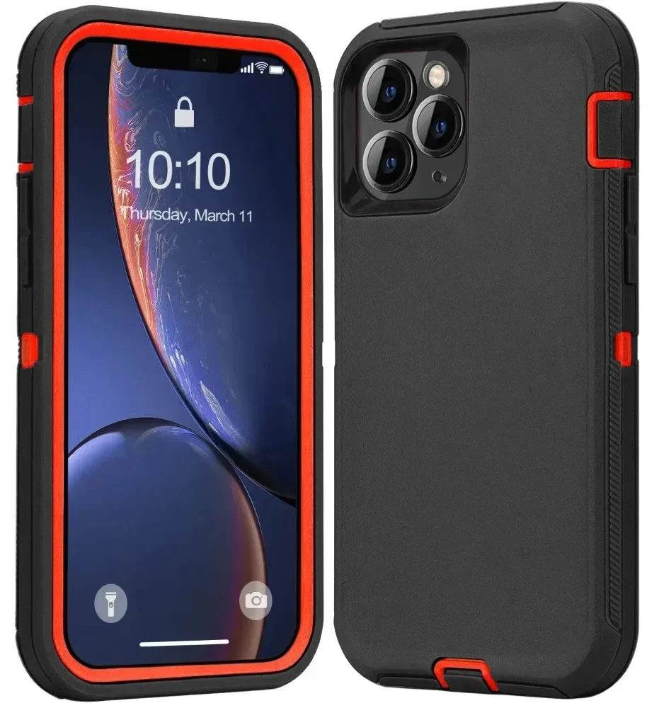 Rugged Armor OTT Handyhülle für iPhone 18 17 16 15 14 13 Pro Max, robuste PC+TPU-Schutzhülle, stoßfest, vollständiger Schutz. – Detail 9