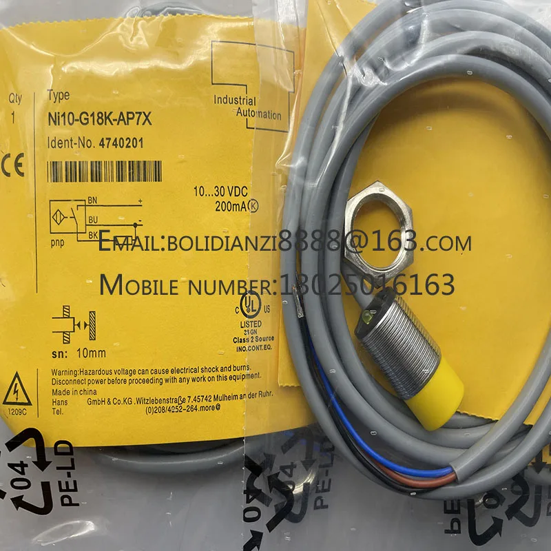 Совершенно новый оригинальный датчик NI10-G18K-AN7X NI10-G18K-AP7X Гарантия один год на складе