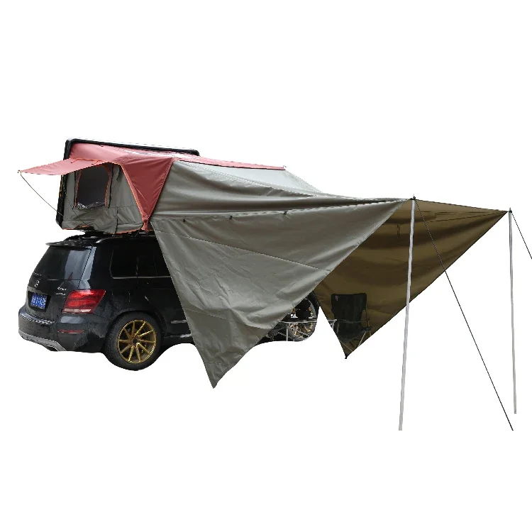 

Inflatable outdoor caravan roof top car side awning tent