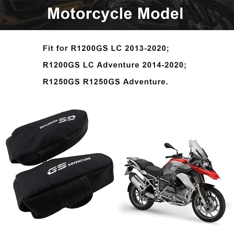 FOR BMW R1200GS ADV LC R1250GS Motorcycle Left Right Storage Bag Fairing Bags Side Windshield Package GS1250 Adventure Tool Bag