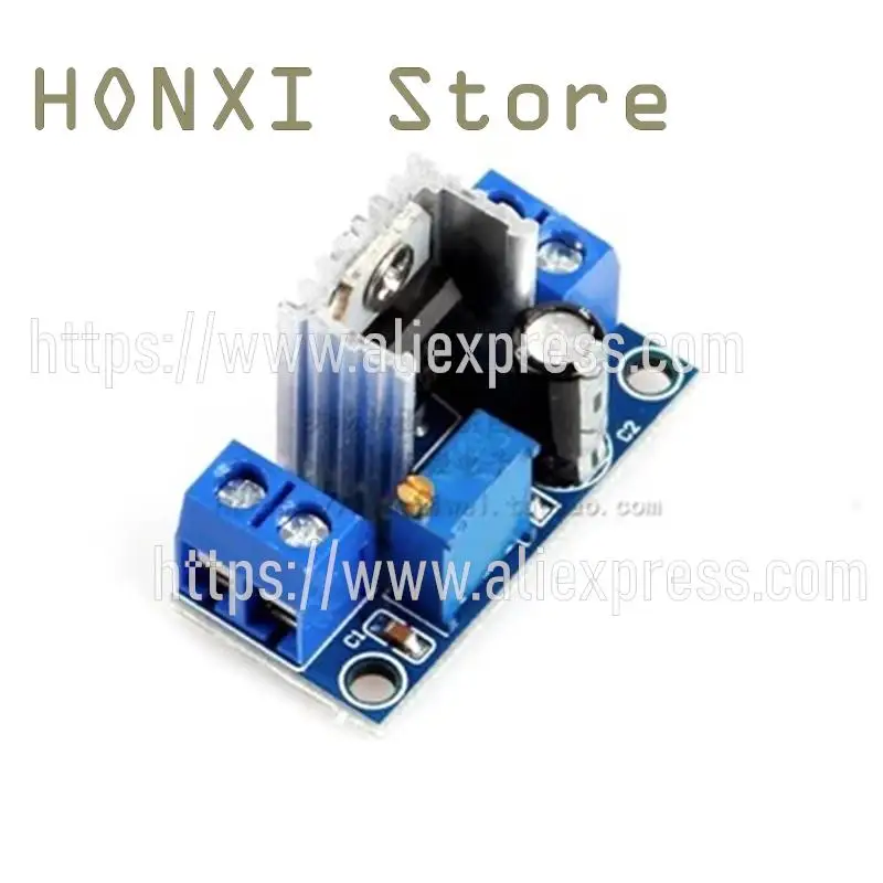 2PCS LM317 adjustable regulated power supply board DC-DC  converter adjustable step-down module of linear regulators
