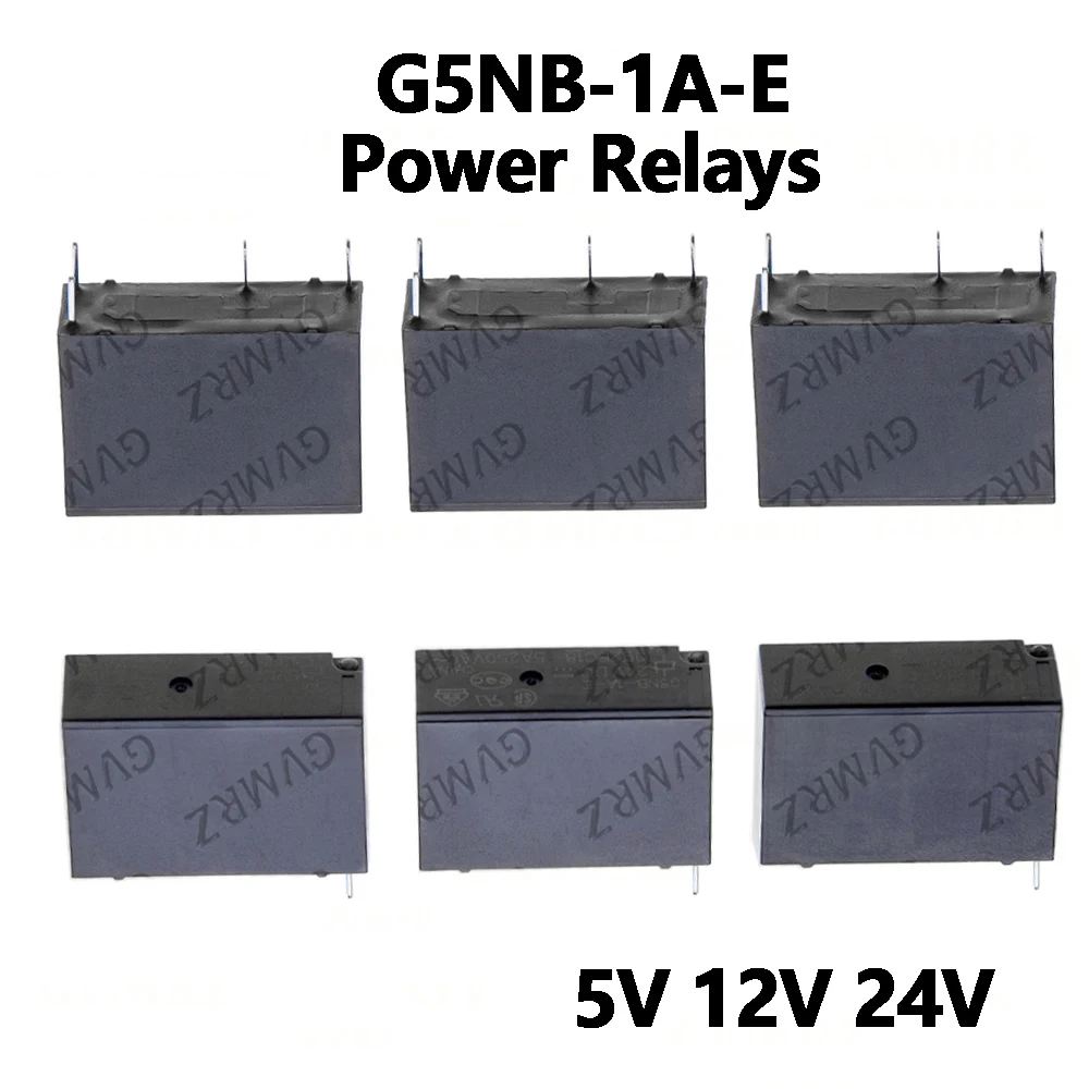 1PCS/5PCS 5V 12V 24V Power Relays G5NB-1A-E- 5VDC 12VDC 24VDC 5A 250VAC 4PIN G5NB-1A-E-24VDC G5NB-1A-E-12VDC