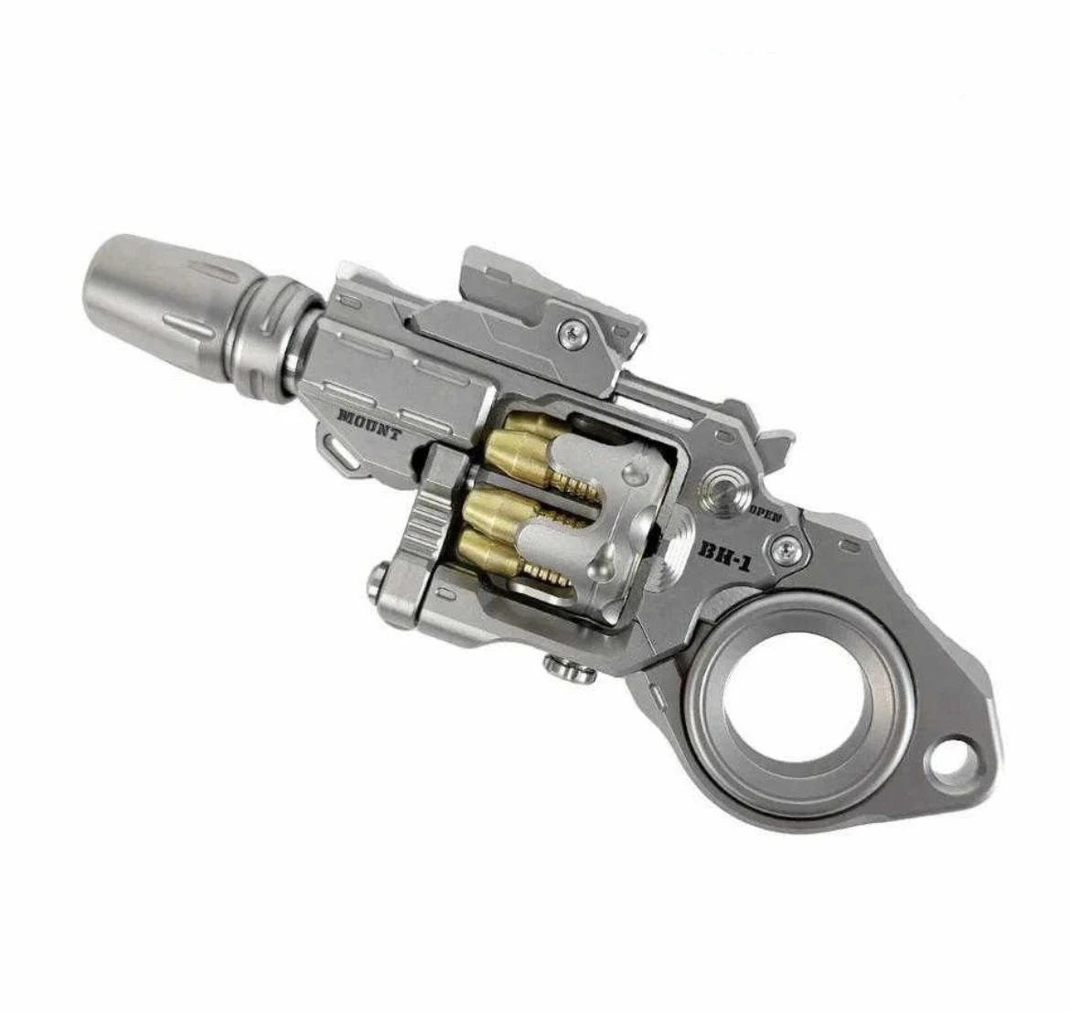 Titanium Legering Destroyer Fidget Spinner Slider EDC Speelgoed Guns Metalen Anti Stress Zintuiglijke ADHD Focus Tool Fidgeting Speelgoed