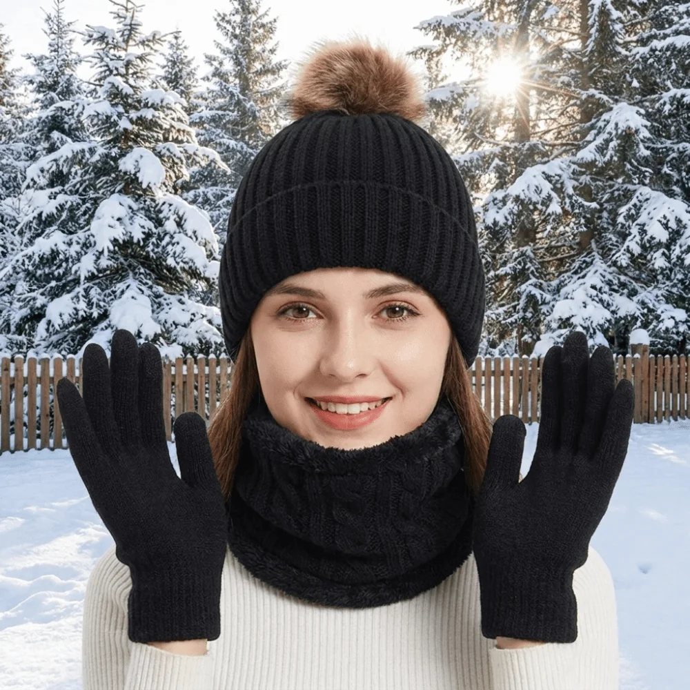 conjunto-de-gorro-cachecol-e-luvas-engrossados-gorro-de-cor-solida-com-pompom-e-textura-torcida-luvas-de-trico-quentes-de-inverno-para-mulheres