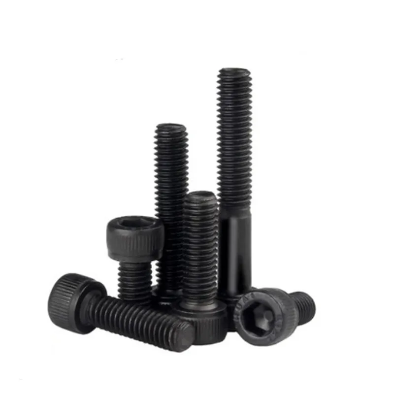 10pcs-50pcs DIN912 M3*3/4/5/6/7/8/9/10/11/12/13/14/16/18/20 to 100mm Grade 12.9 black hexagon Hex Socket allen Head Cap Screw