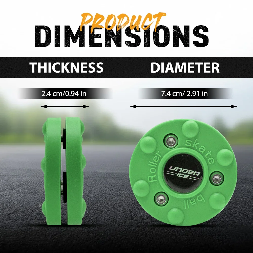 عفريت هوكي الشوارع قابل لإعادة الاستخدام، عفريت هوكي الجليد، عفريت تدريب بلاستيكي لممارسة التدريب على الجليد