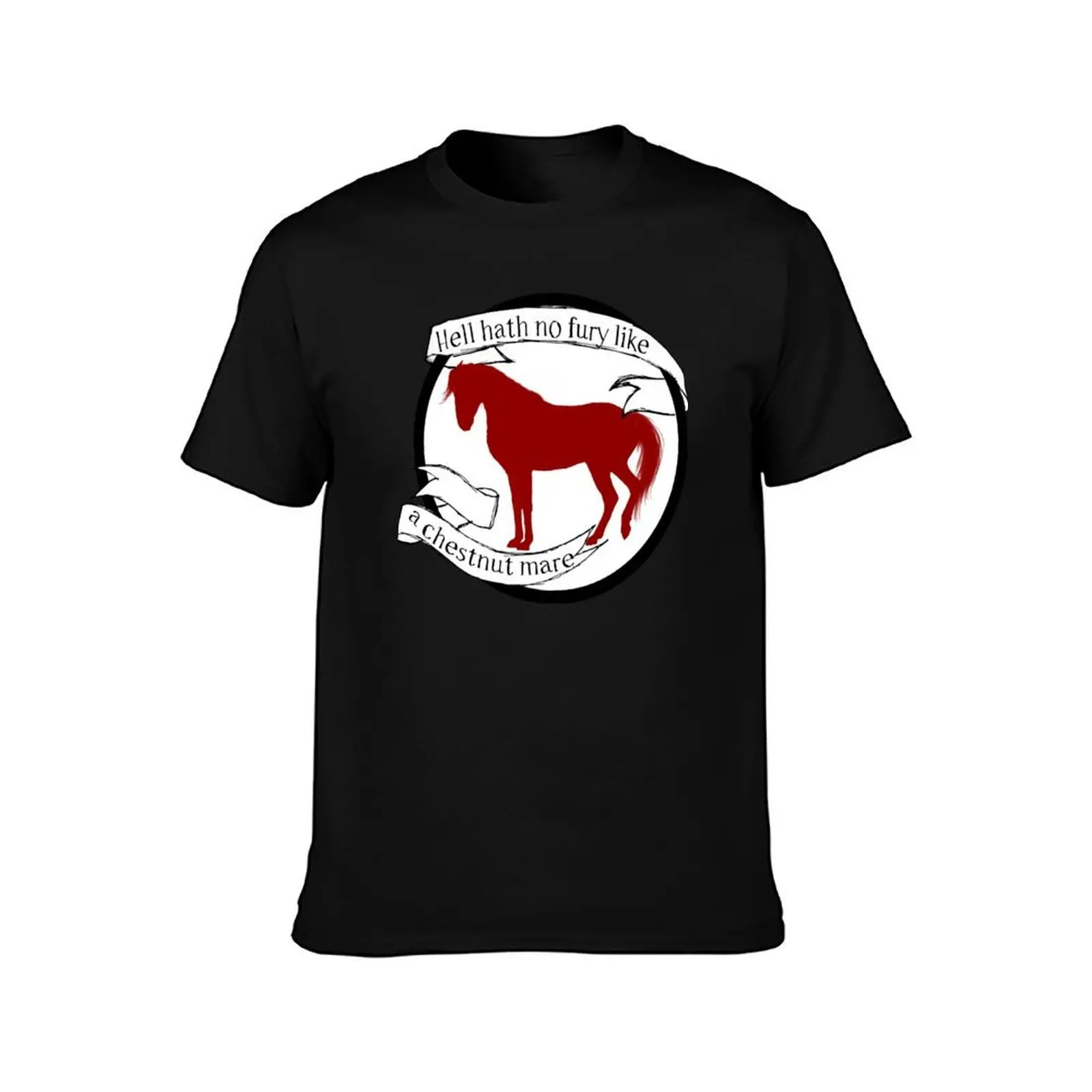 Chestnut Mare T-Shirt Daily Wear Plain Short Sleeve Shirt