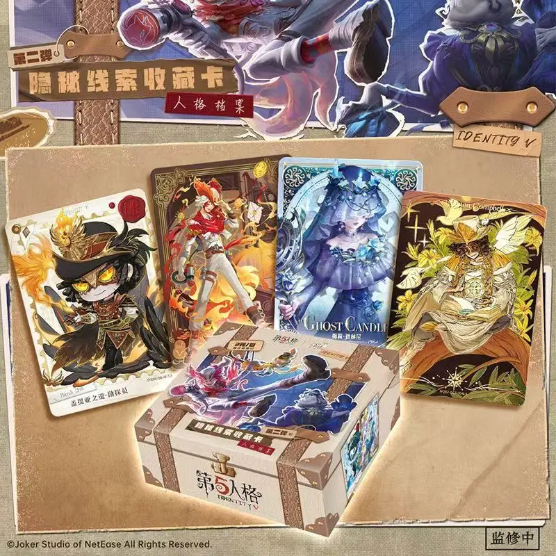 KAYOU Identity V The Red Knight Collectible Cards Official Series 1 Vintage Luxury Style Premium Trading Card Pack Gift