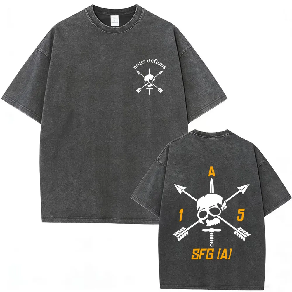 

Forward Observations Group Nous Defions Vintage Washed T-shirt Skeleton Graphic T-shirts Men Women Fashion Oversized T Shirts