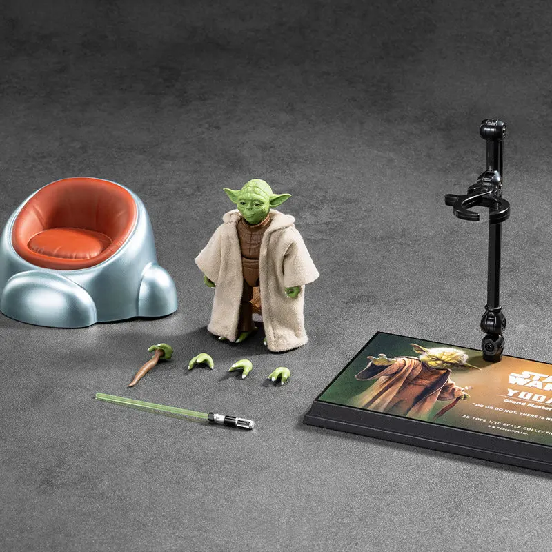 ZDTDS Zd Toys Star Wars Yoda Action Figure Movable Joints Collectible Model Doll Desktop Decoration Display Toy For Adult Fans - view 6