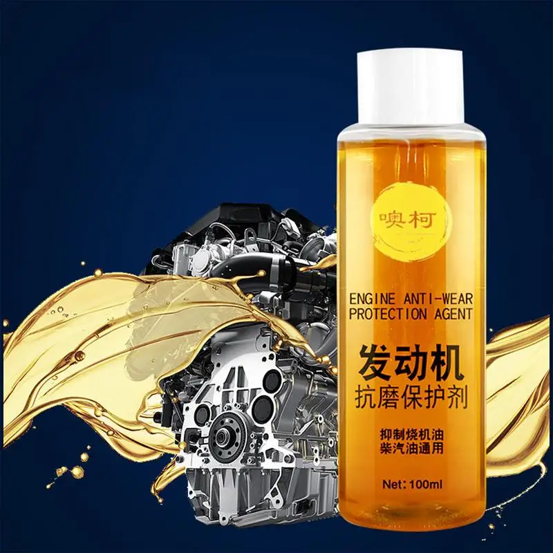 Automotive Repair Oil Engine Anti-Wear Protection Agent 100ml Automotive Engine Lubricant Restore Additive For Enhanced Engine