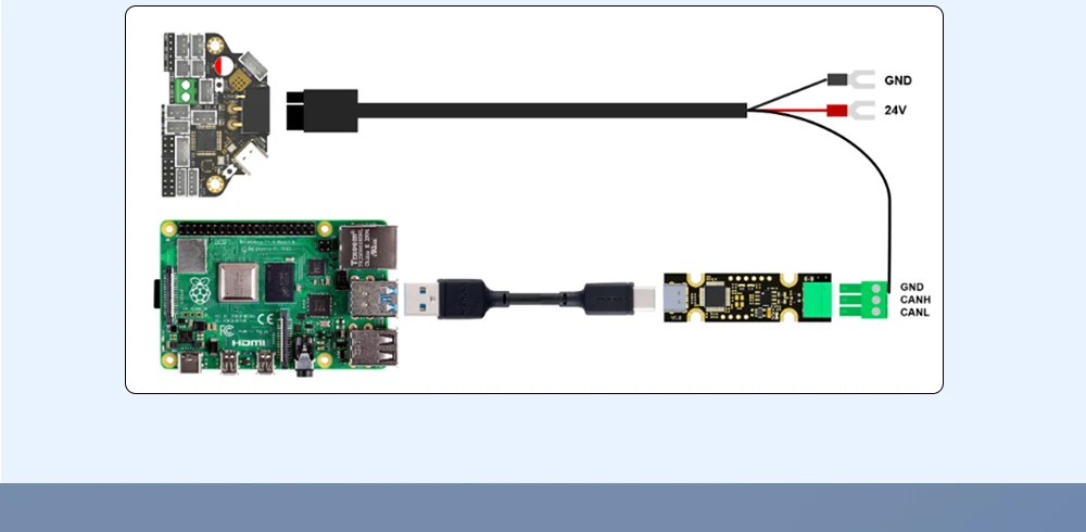 Für FYSETC H36 v1.3 Combo Hitzebeständiges Klipper Canbus Tool Board Kompatibel mit NEMA14/36mm Motor Onboard TMC2209 für 3D-Drucker – Detail 5