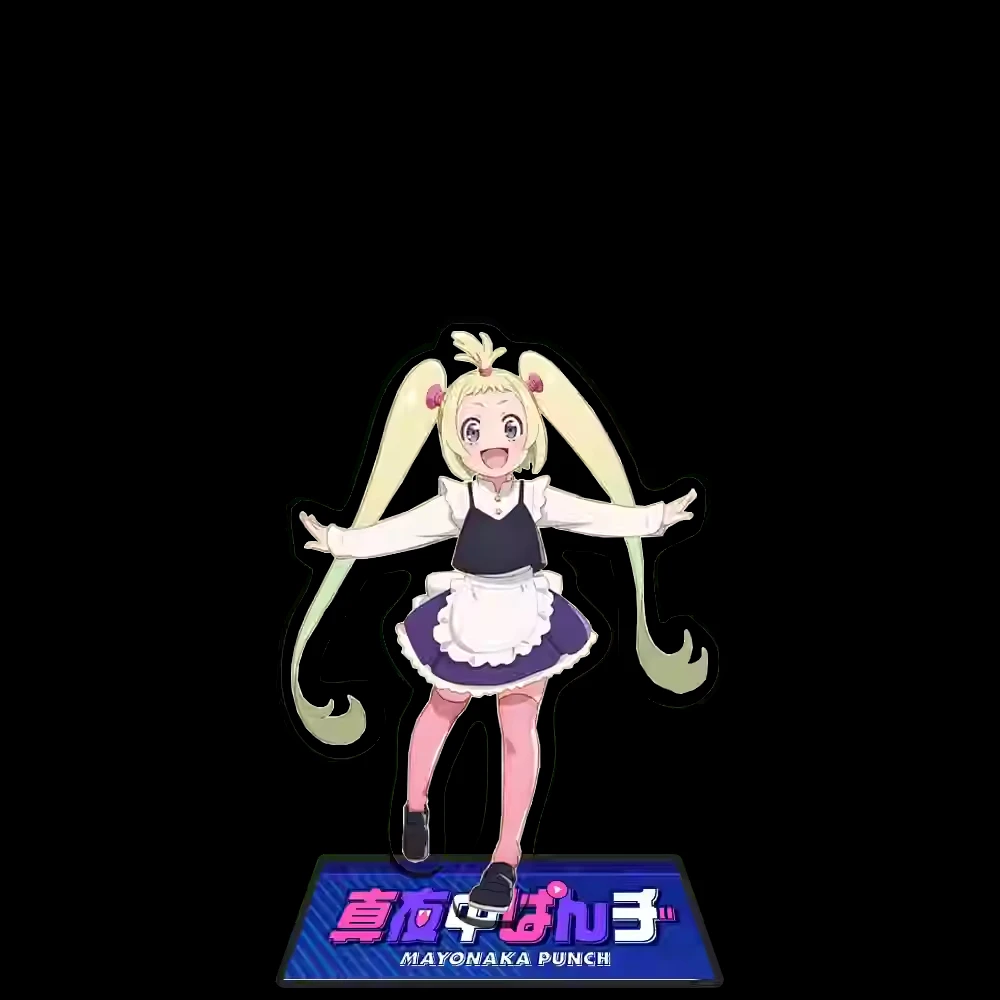 

Japan Anime Mayonaka Punch Masaki Ribu Ichiko Tokage Yuki Acrylic Stand Display Figure Cosplay Cartoon Desktop Model Plate Decor