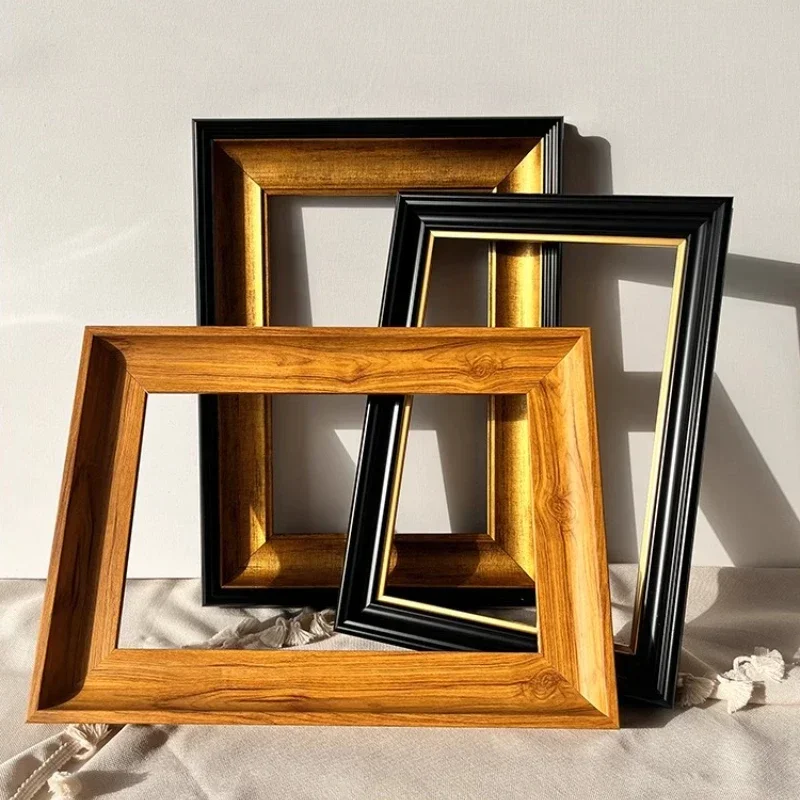 

Luxury American Style Stylish Light Niche Picture Frame Classical Oil Painting Frame Designer Framing Gravures Home Decoration