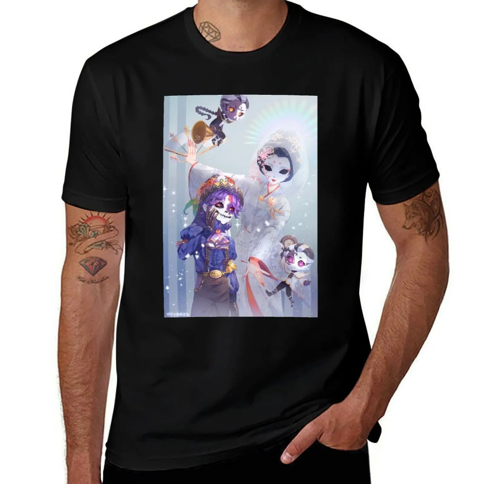 Identity V Geisha, Prospector and Wu Chang T-Shirt Comfortable Work Wear Tee