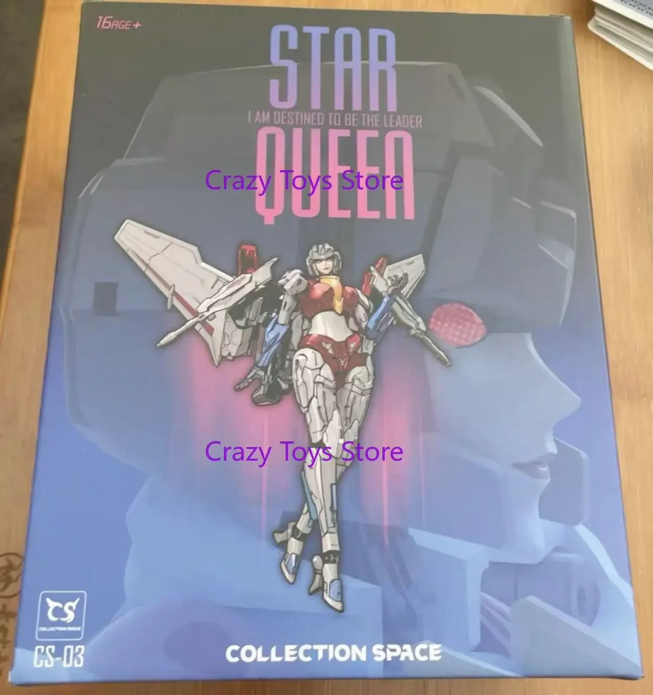 Em estoque espaço reforma CS-03 estrela rainha 19cm modelo kit brinquedo starqueen starscream figura de ação brinquedo presente colecionável