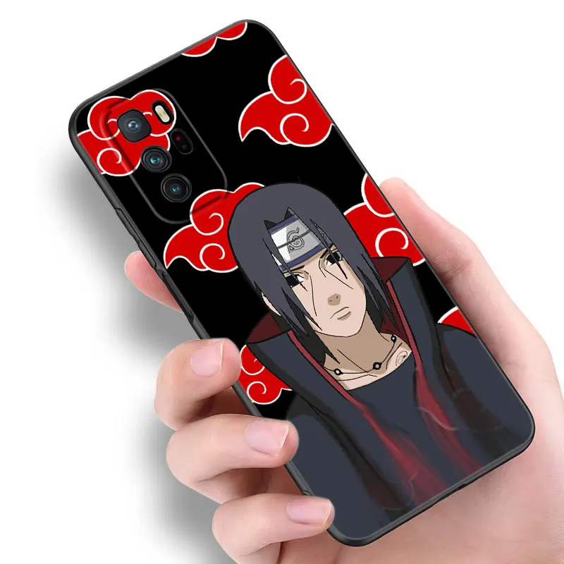 Cool N-Narutos Anime Black Silicone Phone Case For Xiaomi Redmi Note 10 11 11S 12 13 Pro 4G Plus 10S 12S 11T 5G