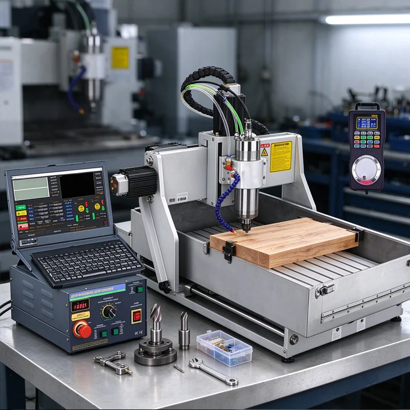 4030 3/4 Axis Cutting Milling Drilling Machine Engraving Industrial Router with Water Tank 800W 1500W 2200W Spindle CNC Lathes
