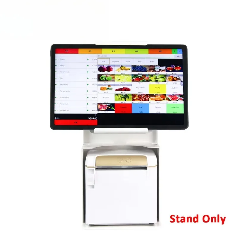 High Quality Single Screen Laptop Stand ZY-TS32 Metal Desktop Printer Stand Adjustable ipad Receipt Printer