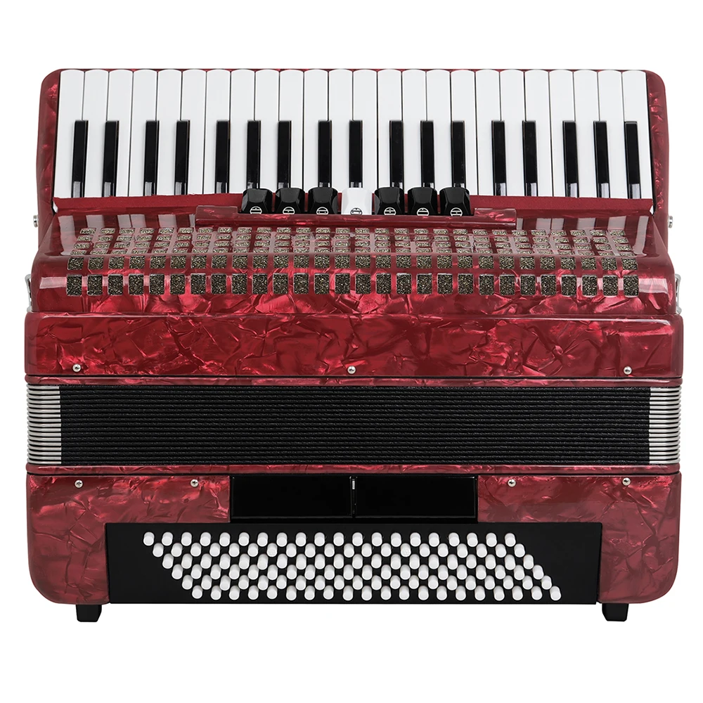 Professional Keyboard Instruments Accordion 120 Bass 41 Keys Accordion with Strap Bag Accessories for Playing