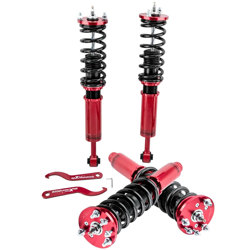 

MaXpeedingrods 24-сторонний регулируемый амортизатор Coilover Shock & Spring для Honda Accord 2003-2007