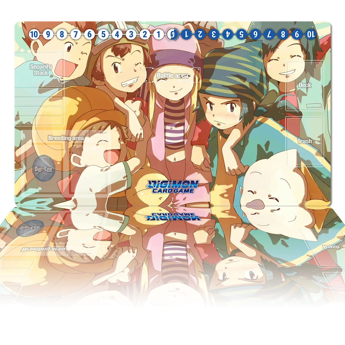 Digimon Playmat Tamers DTCG CCG Board Game Trading Card Game Mat Anime Mouse Pad Rubber Desk Mat Gaming Accessories Zones Bag