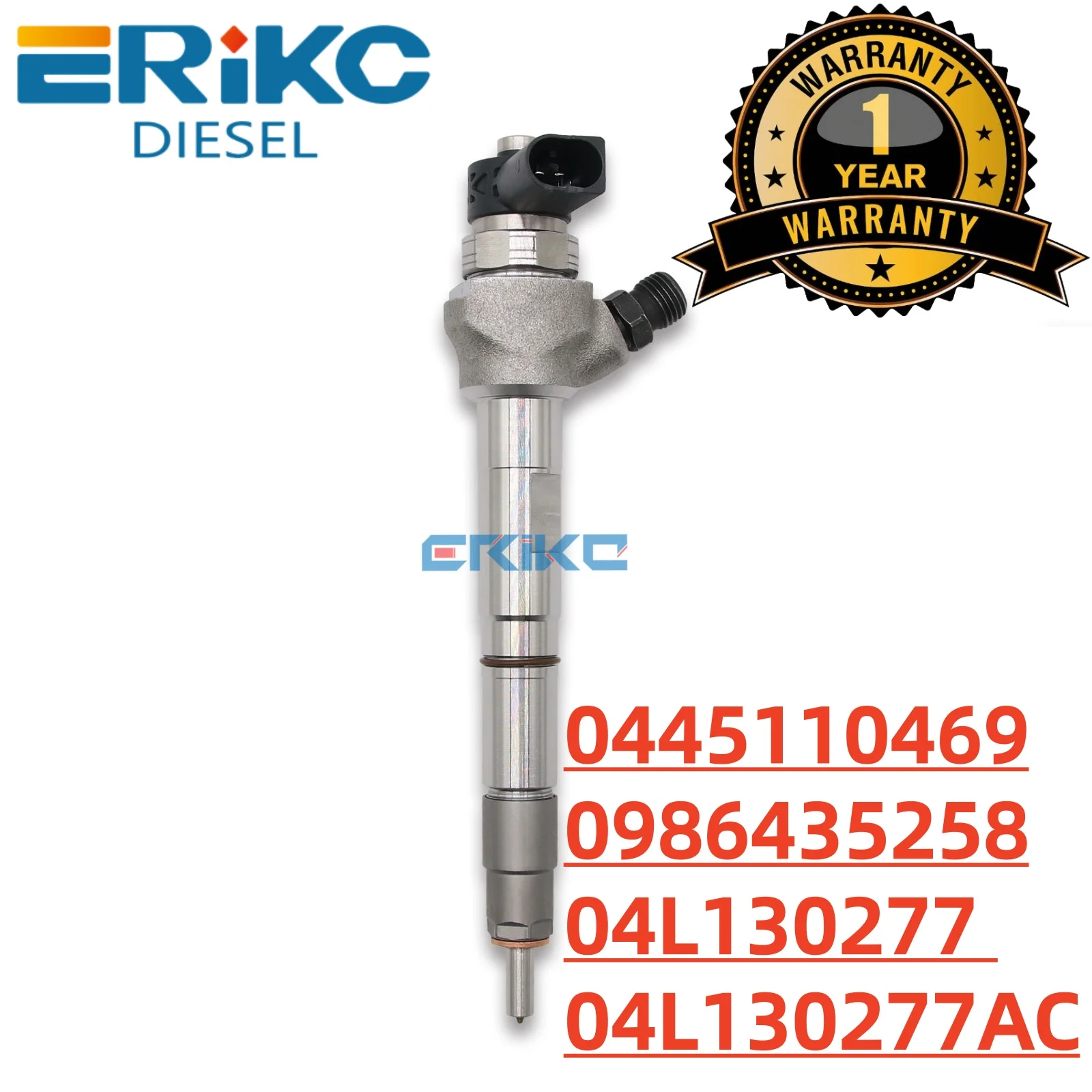 

0445110469 New Fuel Injector 0 445 110 469 Diesel Nozzle 0445 110 469 0986435258 For Audi VW Skoda 04L130277 04L130277AC