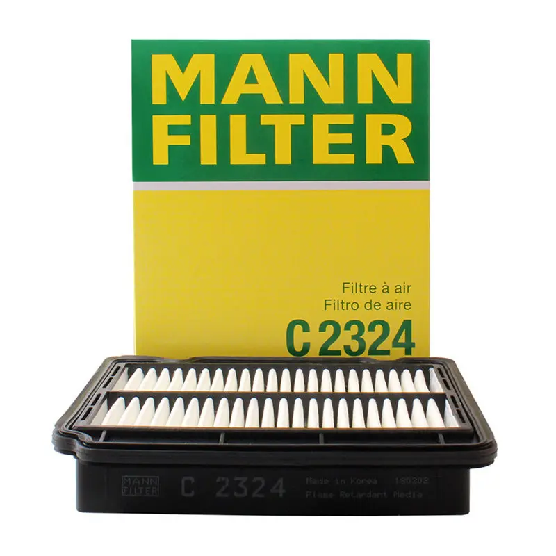 For Daewoo Kalos 2002-2008 1.1L 1.4L 1.5L 1.6L, Chevrolet Kalos 2002-2011 1.1L 1.2L 1.4L 1.5L MANNFILTER Air Filter C2324