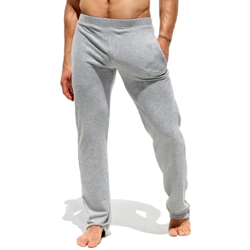 Men's casual stretch cotton blend trousers